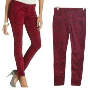 Kut from the Kloth Mia Toothpick Skinny Red Jeans